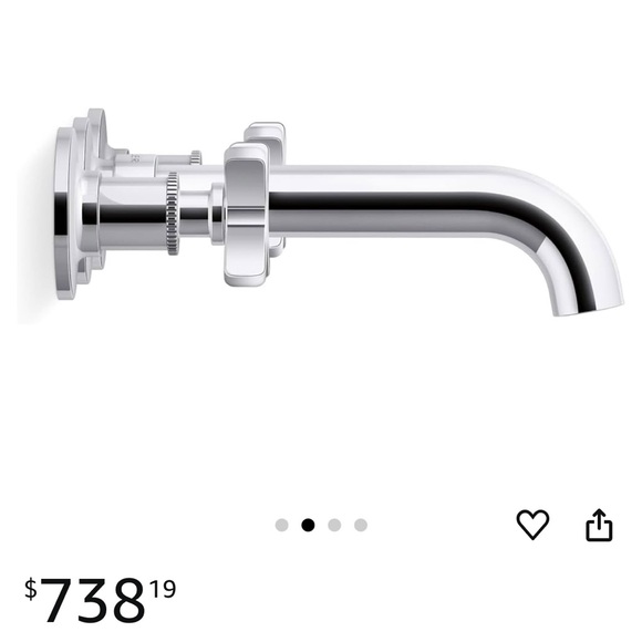 Modern Chrome Wall-Mounted Faucet